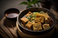 Stinky tofu Southeast Asia food photography