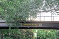 Aduddell Bridge in Bricktown across canal.