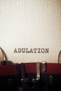 Adulation concept view