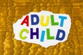 Adult child family unity home parents children together