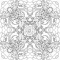 Adult coloring page-mandala8