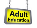 Adult education on billboard