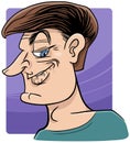 adult man caricature drawing illustration