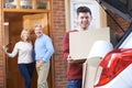 Adult Son Moving Out Of Parent`s Home Royalty Free Stock Photo