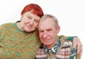 Adult woman and man. Royalty Free Stock Photo