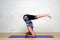 Adult woman practicing yoga Royalty Free Stock Photo