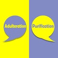 Adulteration or Purification on word on education