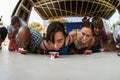 Adults Compete In Ice Cream Eating Contest At Atlanta Festival