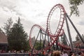 VAUGHAN, CANADA - AUGUST 28, 2018: Canada`s Wonderland Amusement park.