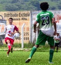 Adults men sports, soccer match