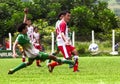 Adults men sports, soccer match