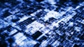 Advance Data Matrix Simulation UI Background