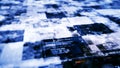 Advance Data Matrix Simulation UI Background
