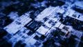 Advance Data Matrix Simulation UI Background