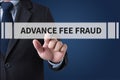 ADVANCE-FEE FRAUD Royalty Free Stock Photo