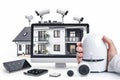 Advance your security concept by integrating secure lighting, CCTV, and digital monitoring to safeguard your home effectively.