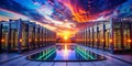 Advanced AI SpeechtoText Technology Powers a CuttingEdge Data Center An Aerial Perspective Unveiling FutureForward