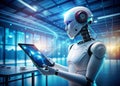 Advanced AIPowered Robot Interacting with a TabletBased Chatbot A Futuristic Exploration of Intelligent Communication