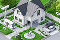 Advanced alarms and smart technology work to visually confirm security and deter threats in connected surveillance systems.