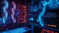 Advanced analysis of bioinformatics data utilizing AI driven technology in a modern lab