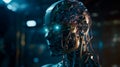 advanced artificial intelligence for the future rise in technological singularity using deep learning algorithms. Generative AI Royalty Free Stock Photo