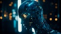 advanced artificial intelligence for the future rise in technological singularity using deep learning algorithms. Generative AI Royalty Free Stock Photo