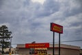 Advanced Auto Parts retail store and a cloudy sky