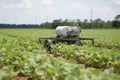 Advanced autonomous robot harvesting system transforming vegetable cultivation in lush field