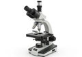 Advanced biological microscope with digital camera for laboratory research Royalty Free Stock Photo