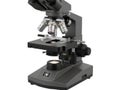 Advanced biological microscope with multiple lens options and adjustable stage Royalty Free Stock Photo
