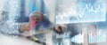 Advanced Business Analytics with Interactive Data Visualization Dashboard Royalty Free Stock Photo