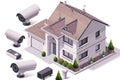 Advanced CCTV systems utilize video technology and Wi-Fi for comprehensive security.