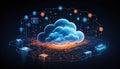 Advanced Cloud Storage, Networked Business Solutions for Data Backup and Security. Cloud computing and online storage