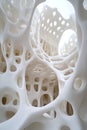 Advanced computational design showing structural optimization for 3D printed buildings