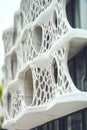 Advanced computational design showing structural optimization for 3D printed buildings