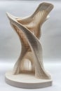 Advanced computational design showing structural optimization for 3D printed buildings