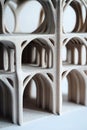 Advanced computational design showing structural optimization for 3D printed buildings