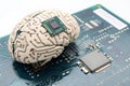 AI, Data Mining, and Neural Networks in Modern Computing and Technology Concepts Royalty Free Stock Photo