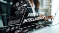 Advanced Concept of Predictive Intelligence in Modern Business Strategy and Data Analysis Tools for Effective Decision Royalty Free Stock Photo