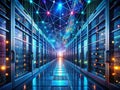 Advanced Cyber Security in a Holographic Data Center Robotic Guardians AIPowered Network Protection