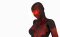 Advanced cyborg female Royalty Free Stock Photo