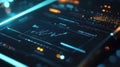 Advanced data analytics display showcasing real time performance insights in a digital interface. Generative AI Royalty Free Stock Photo