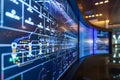 Advanced Digital Control System Displays in Modern Control Room