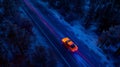 Advanced Driving Assistant System (ADAS) - Illustration of Blind Spot Monitoring and Vehicle Sensing Technology