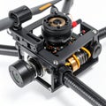 Advanced Drone Gimbal and Brushless Motor Assembly Royalty Free Stock Photo