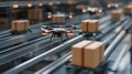Advanced drone technology in automated package delivery system