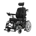 Advanced electric wheelchair with adjustable headrest and comfortable seating Royalty Free Stock Photo