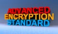 Advanced encryption standard on blue