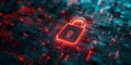 Advanced Endpoint Security in action safeguarding against cyber threats and attacks. Concept Cyber