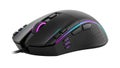 Advanced gaming mouse with rgb illumination and multiple buttons Royalty Free Stock Photo